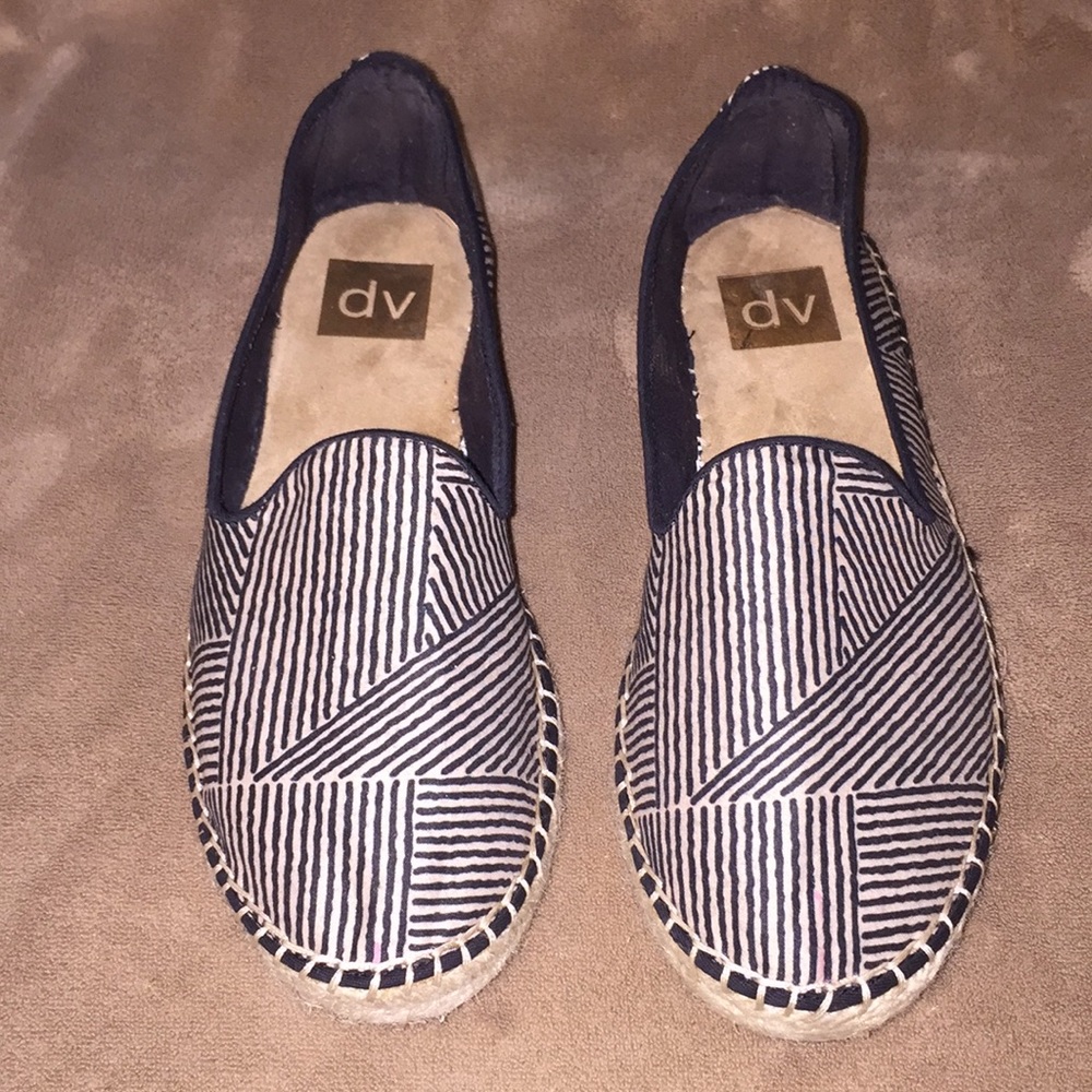 NWOT Dolce Vita Sz 7.5 blk/tan espadrilles